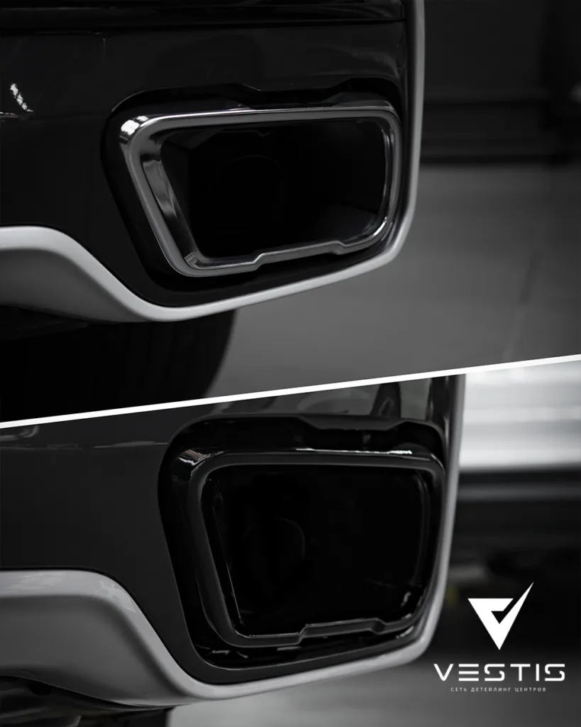 Антихром элементов экстерьера на BMW X7