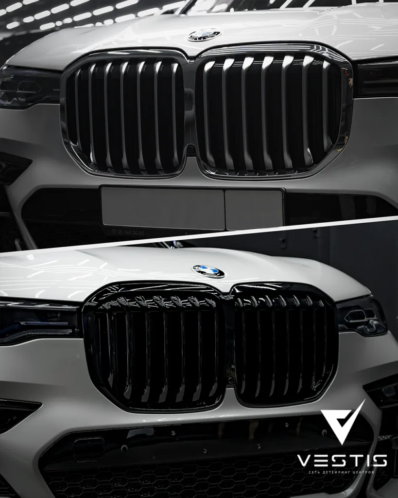Антихром элементов экстерьера на BMW X7