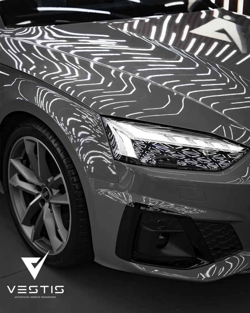 Бронь антигравийной пленкой кузова и лобового стекла Audi A5 10 Бронь антигравийной пленкой кузова и лобового стекла Audi A5