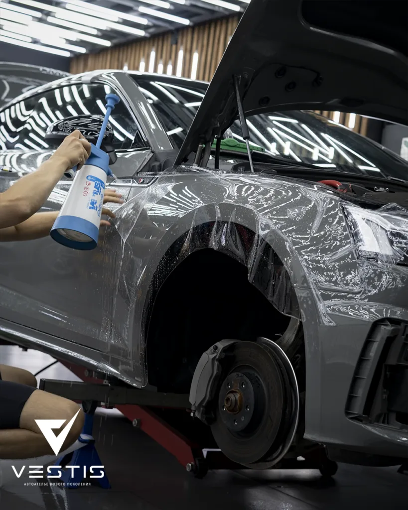 Бронь антигравийной пленкой кузова и лобового стекла Audi A5 3 Бронь антигравийной пленкой кузова и лобового стекла Audi A5