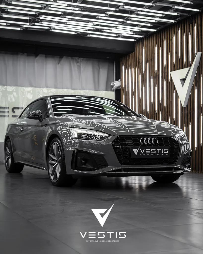 Бронь антигравийной пленкой кузова и лобового стекла Audi A5 8 Бронь антигравийной пленкой кузова и лобового стекла Audi A5
