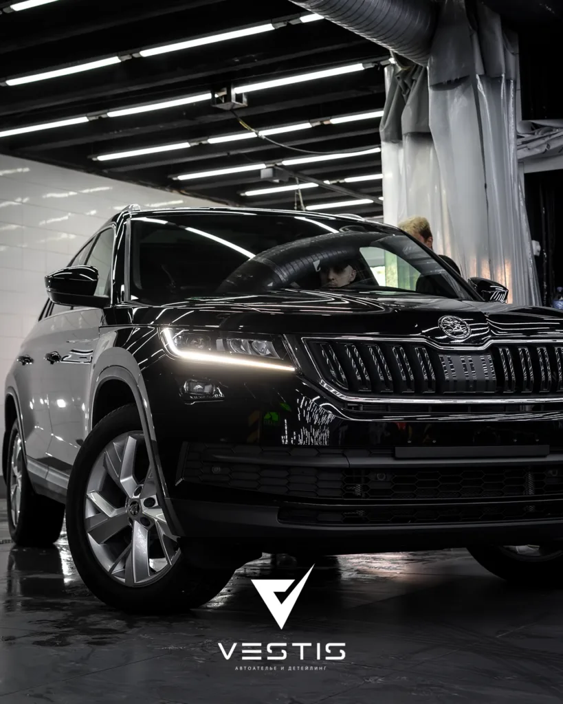 Защита кузова Skoda Kodiaq антигравийной пленкой