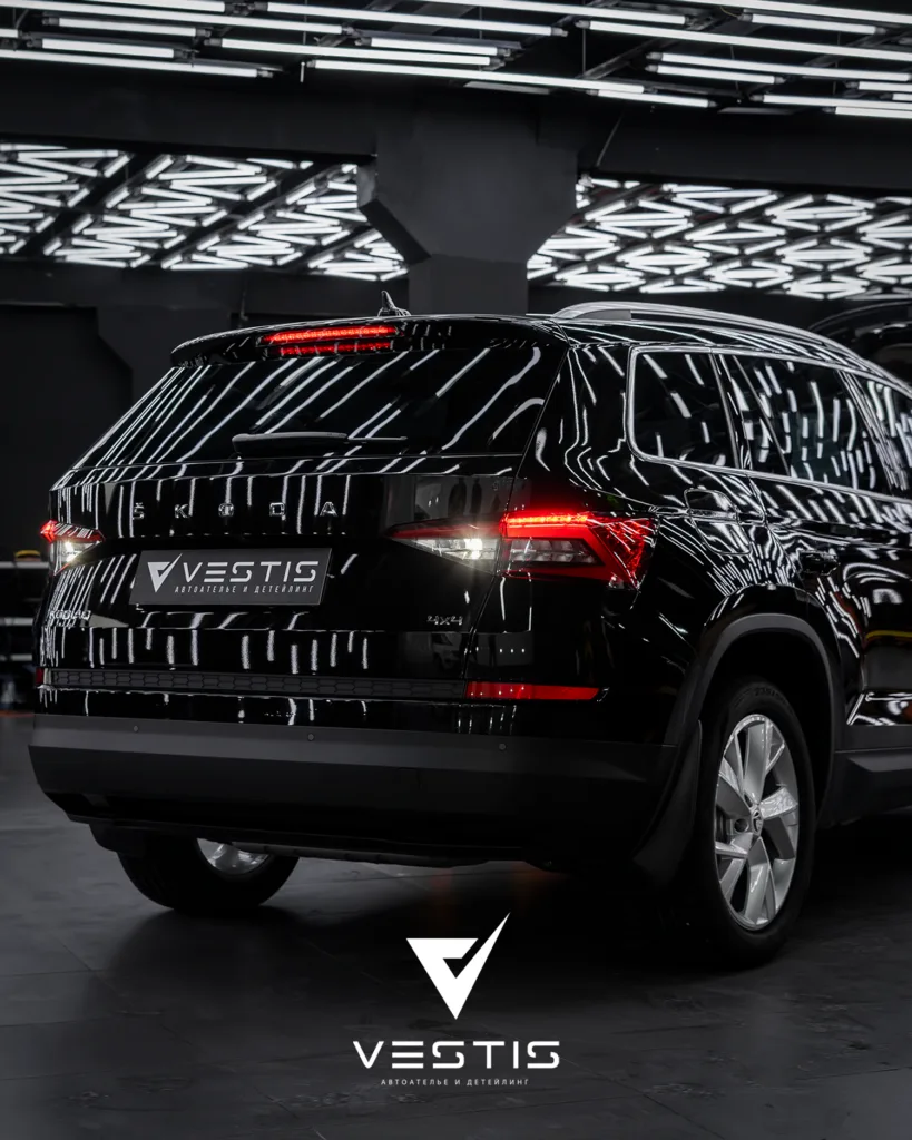 Защита кузова Skoda Kodiaq антигравийной пленкой
