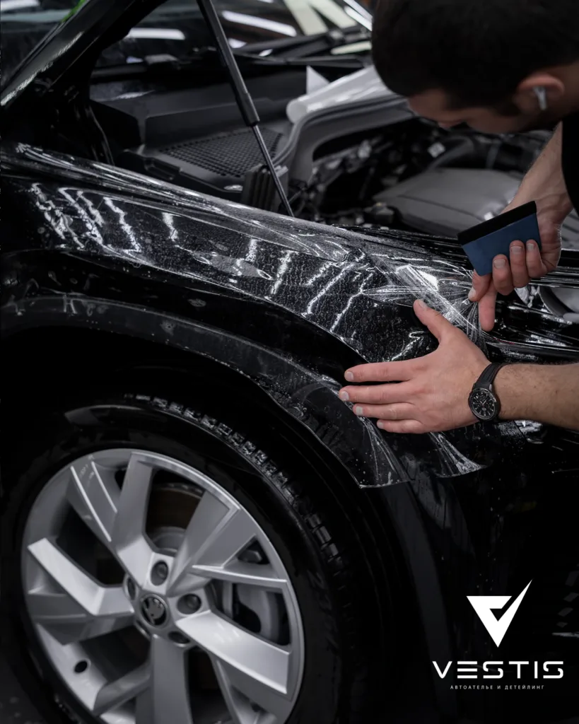 Защита кузова Skoda Kodiaq антигравийной пленкой