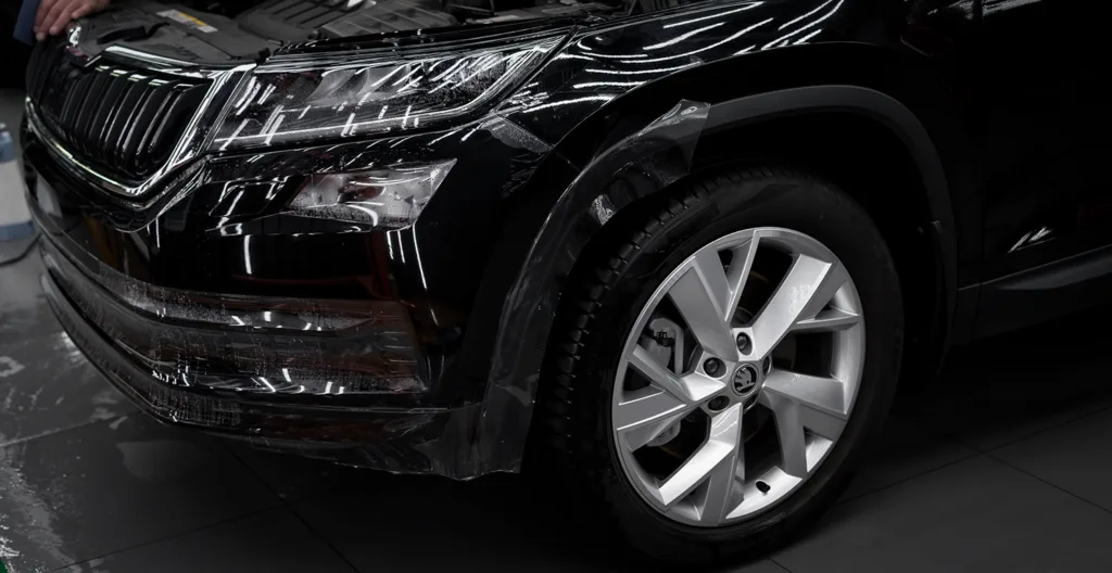 Защита кузова Skoda Kodiaq антигравийной пленкой