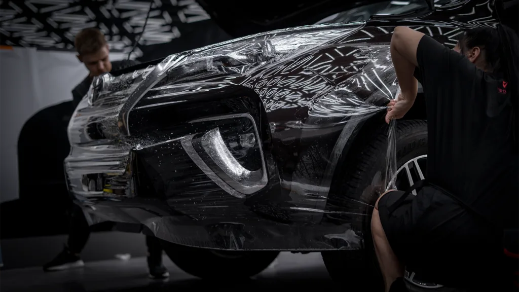 Антигравийная пленка и керамика на ЛКП Toyota Fortuner 1 Антигравийная пленка и керамика на ЛКП Toyota Fortuner