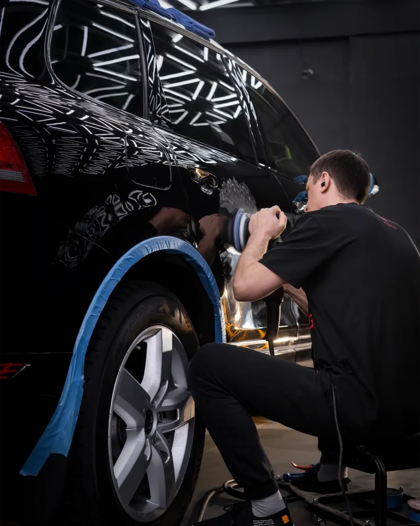 Химчистка, полировка и керамика на ЛКП Volkswagen Touareg
