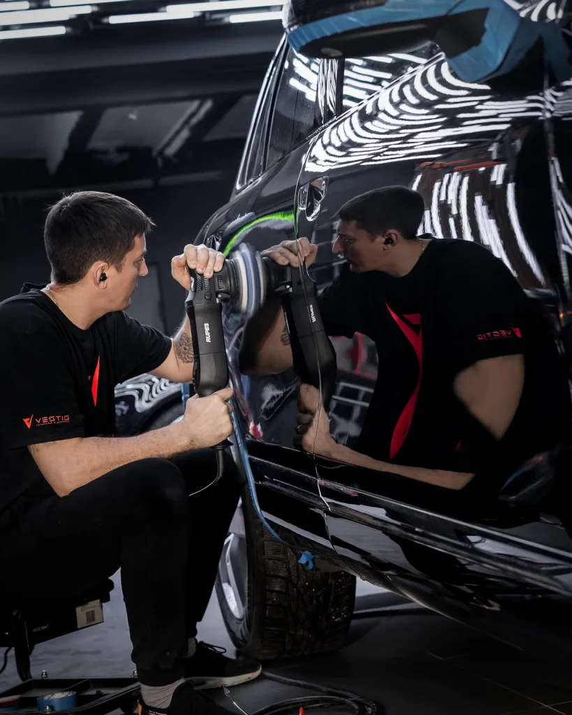 Химчистка, полировка и керамика на ЛКП Volkswagen Touareg