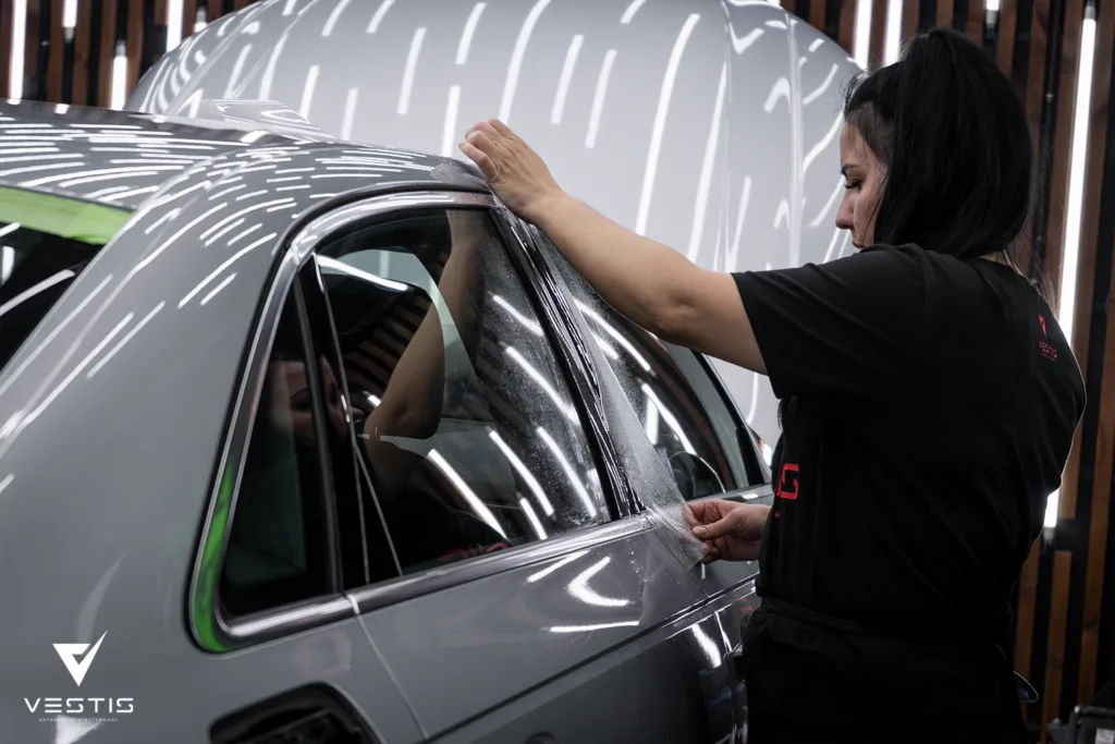 Антигравийная пленка, химчистка и полировка ЛКП Audi A4 14 Антигравийная пленка, химчистка и полировка ЛКП Audi A4
