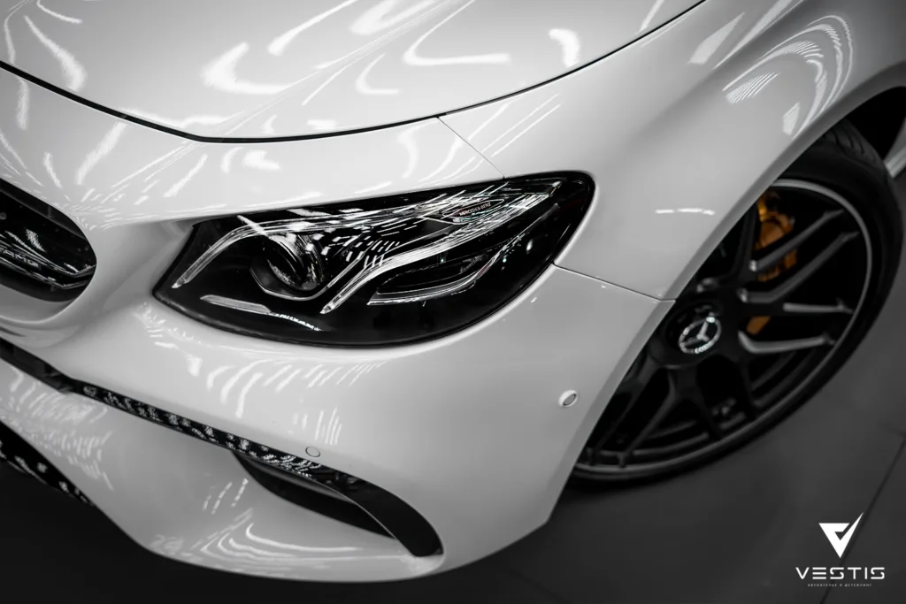 Антигравийная пленка и химчистка салона Mercedes Benz E63S 24 Антигравийная пленка и химчистка салона Mercedes Benz E63S