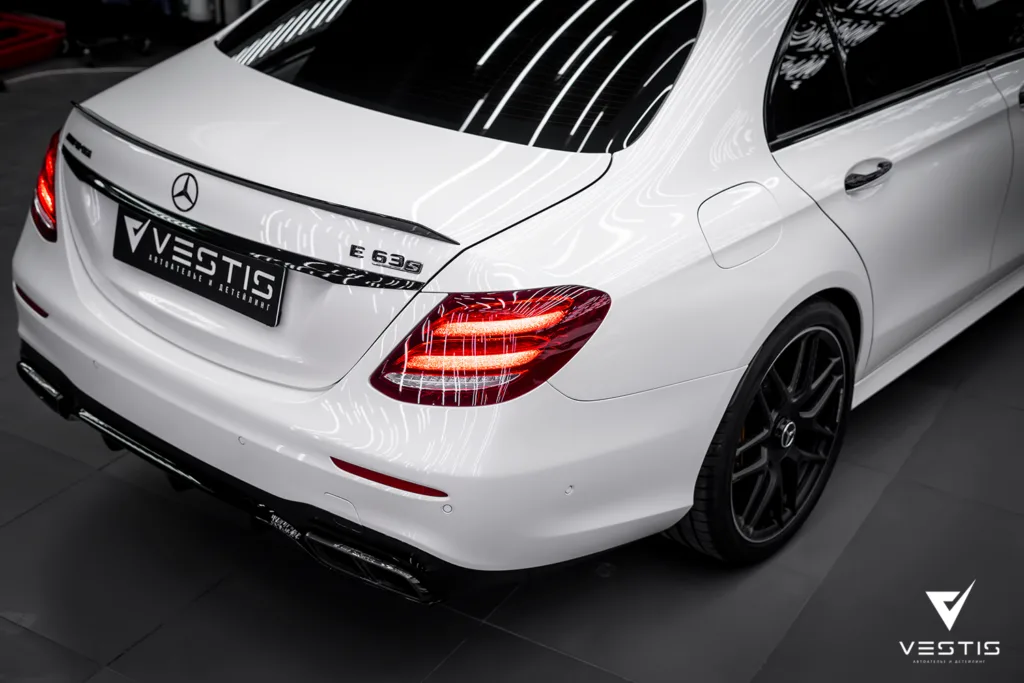 Антигравийная пленка и химчистка салона Mercedes Benz E63S 16 Антигравийная пленка и химчистка салона Mercedes Benz E63S