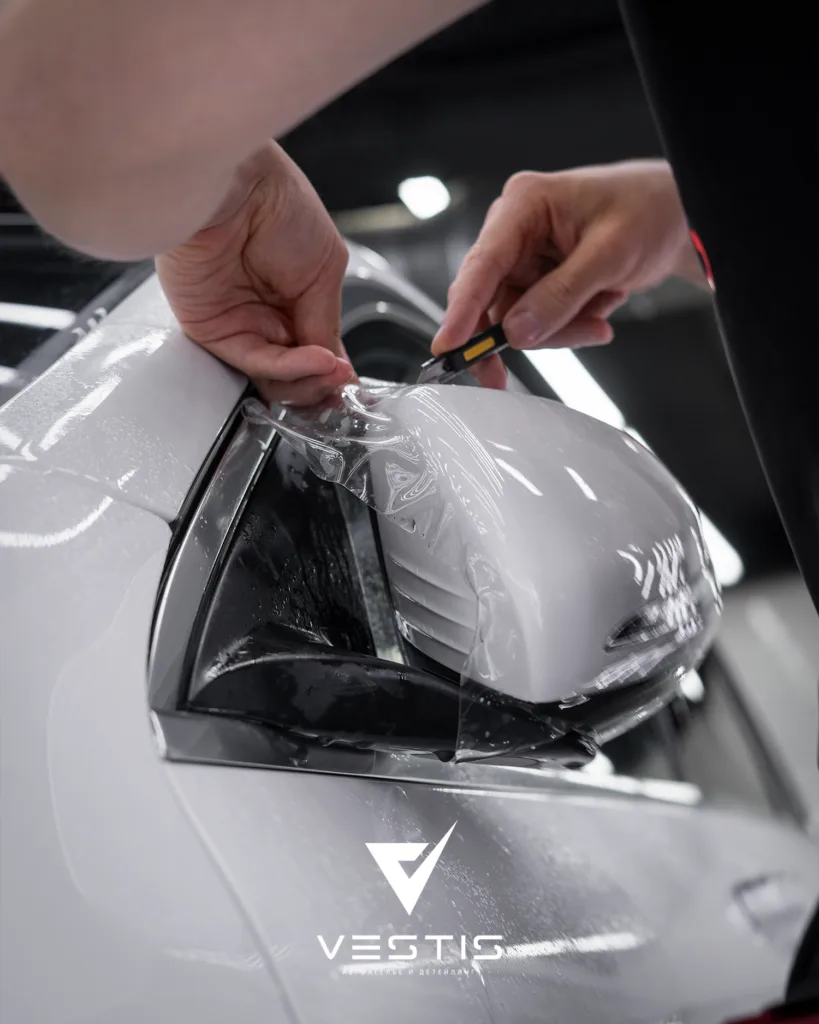 Установка антигравийной пленки на кузов Mercedes Benz GLC