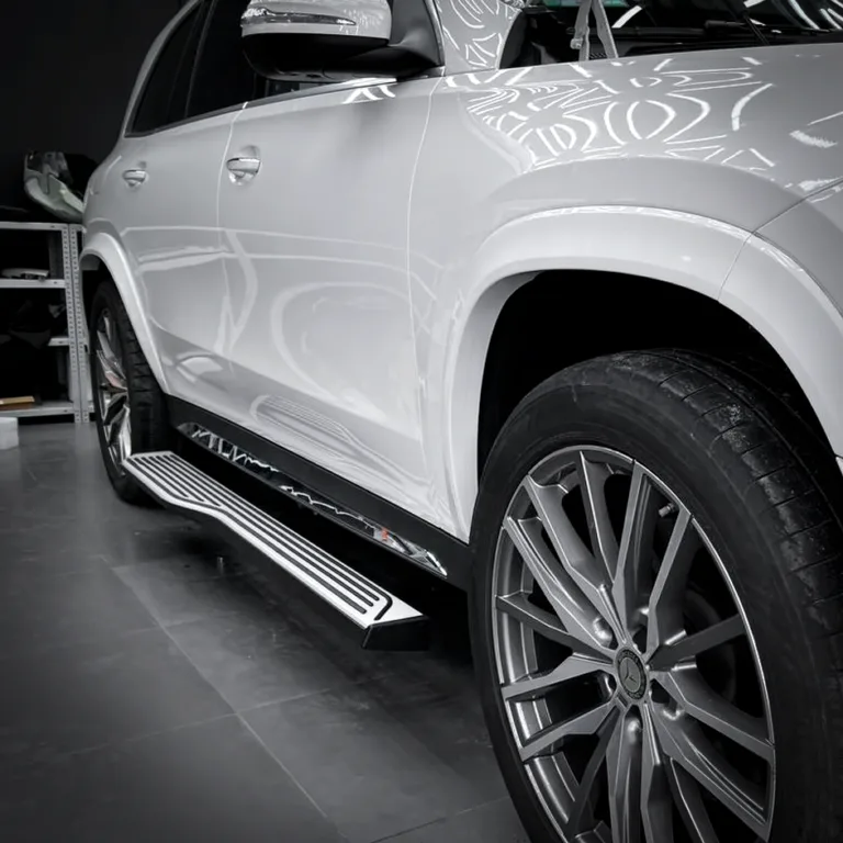 Электрические выдвижные пороги для Mercedes Benz GLS 90 Электрические выдвижные пороги для Mercedes Benz GLS