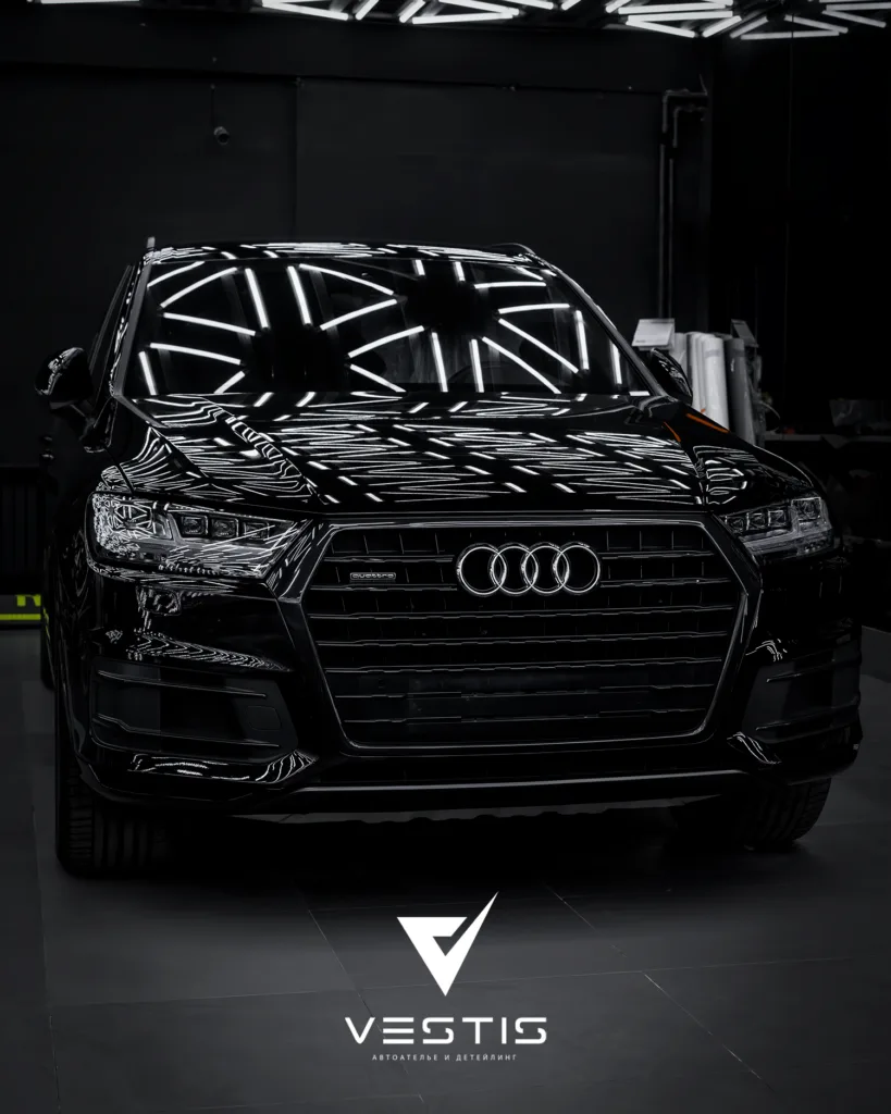 Полировка, керамика ЛКП и химчистка салона Audi Q7 10 Полировка, керамика ЛКП и химчистка салона Audi Q7