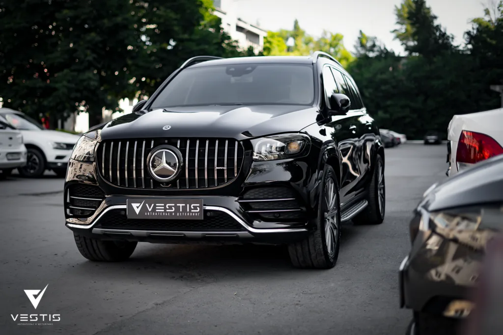 Полировка ЛКП и нанесение керамики на Mercedes Benz GLS 11 Полировка ЛКП и нанесение керамики на Mercedes Benz GLS