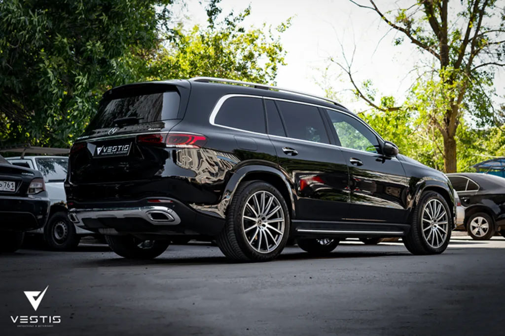 Полировка ЛКП и нанесение керамики на Mercedes Benz GLS 1 Полировка ЛКП и нанесение керамики на Mercedes Benz GLS