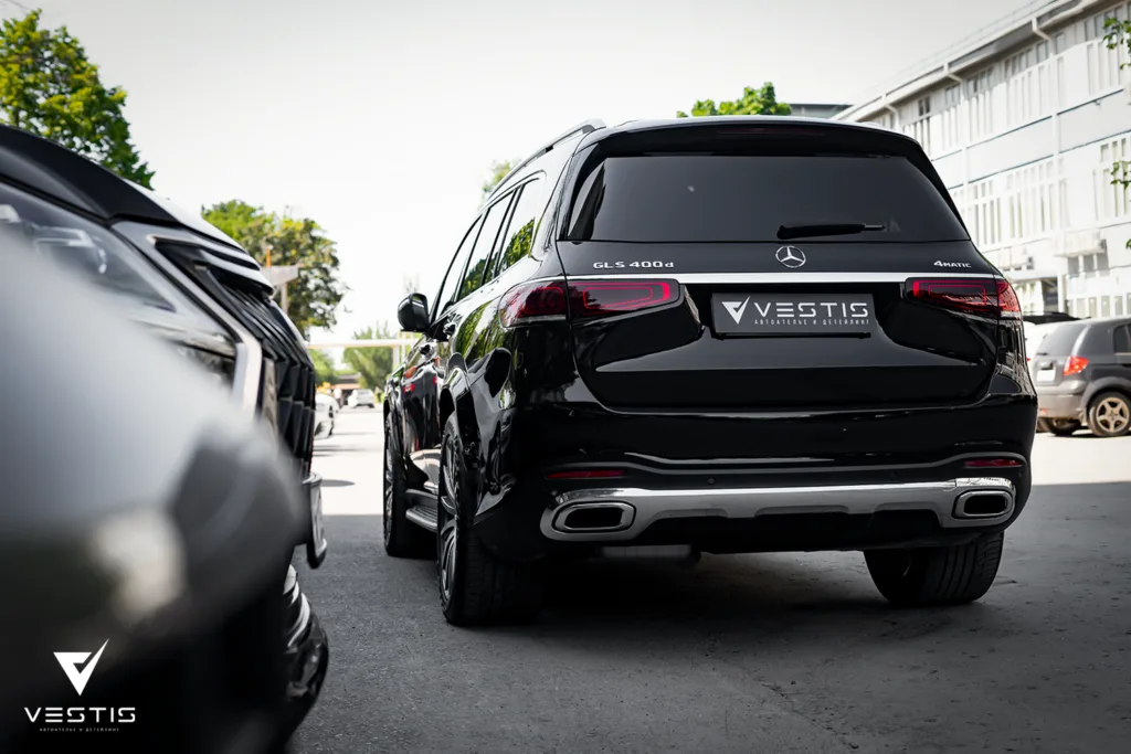 Полировка ЛКП и нанесение керамики на Mercedes Benz GLS 10 Полировка ЛКП и нанесение керамики на Mercedes Benz GLS