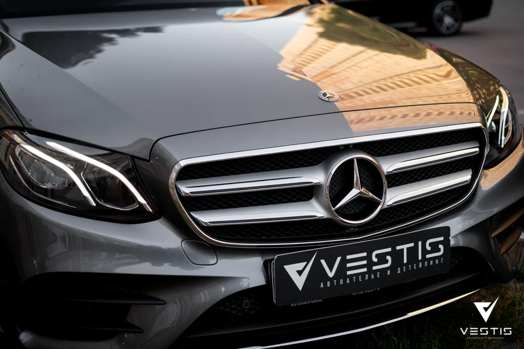 Полировка ЛКП и нанесение керамики Mercedes Benz E Class 14 Полировка ЛКП и нанесение керамики Mercedes Benz E Class