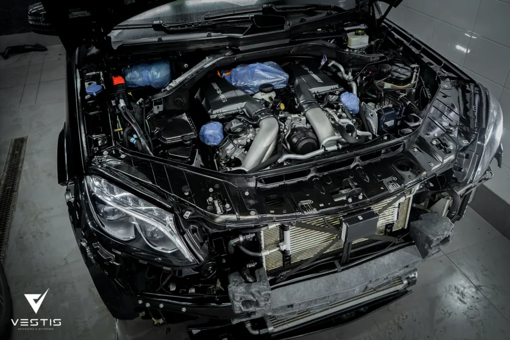 Химчистка подвески и моторного отсека Mercedes Benz GLS 12 Химчистка подвески и моторного отсека Mercedes Benz GLS