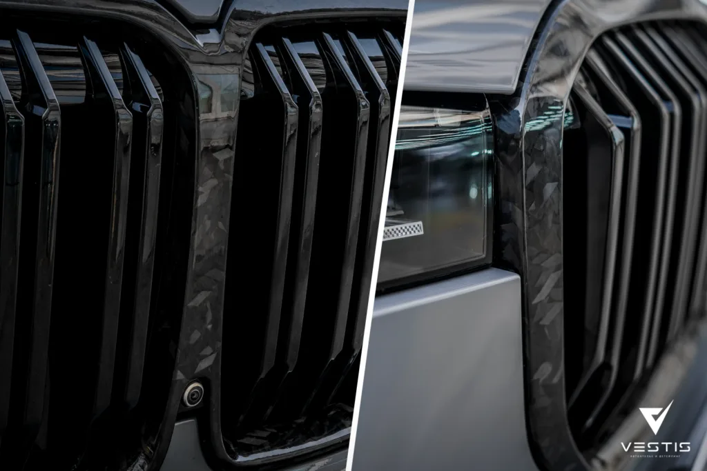 Карбоновая решетка радиатора для BMW X7 6 Карбоновая решетка радиатора для BMW X7