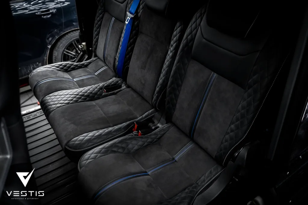 Перешив салона и перетяжка потолка Land Rover Defender 15 Перешив салона и перетяжка потолка Land Rover Defender