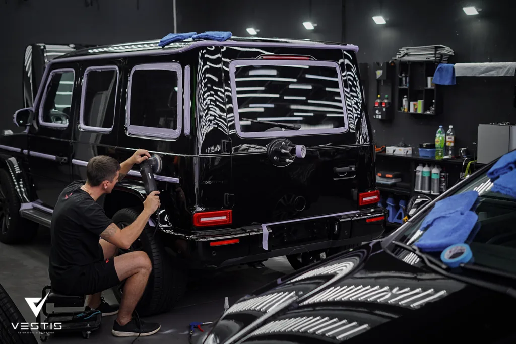 Mercedes Benz G Class Полировка керамика Graphen и предпродажный фотосет2