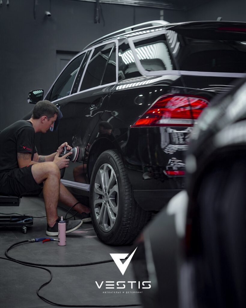 Полировка и нанесение керамики на ЛКП Mercedes Benz GLS 2 Mercedes Benz GLS Полировка и керамика Graphen 4