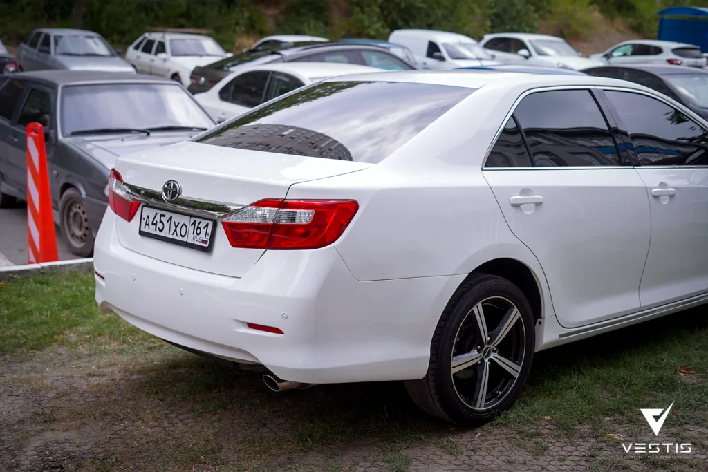 Toyota Camry Предпродажный фотосет химчистка и подкапотка15