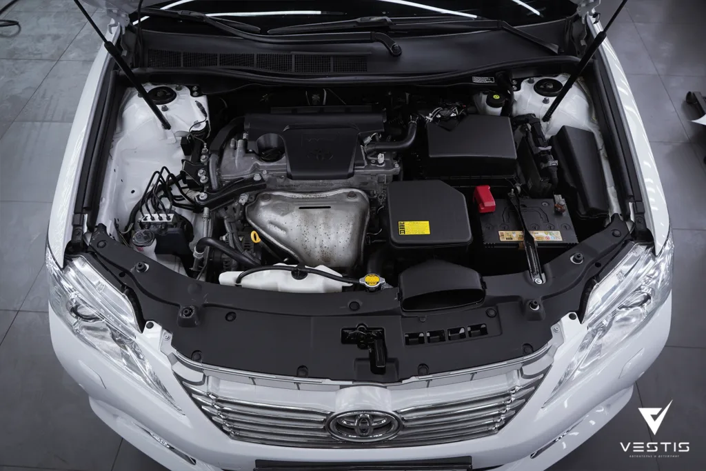 Toyota Camry Предпродажный фотосет химчистка и подкапотка20