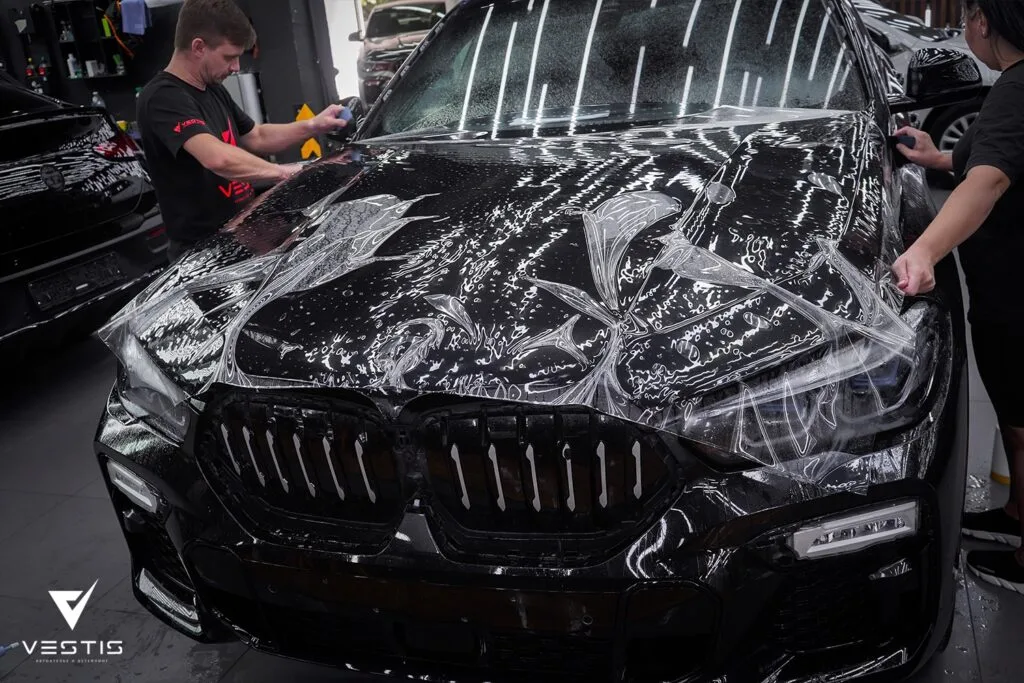 BMW X6 Полировка замена решетки керамика пленка10
