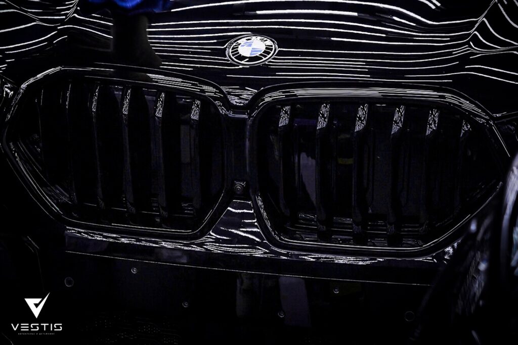 BMW X6 Полировка замена решетки керамика пленка17
