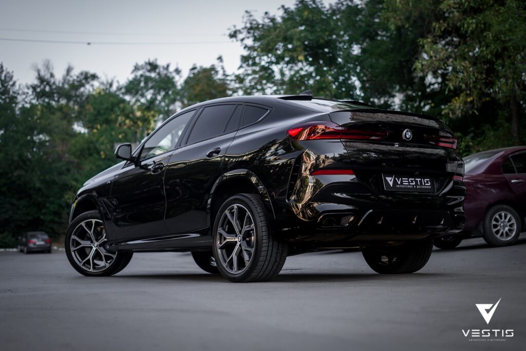 BMW X6 Полировка замена решетки керамика пленка19