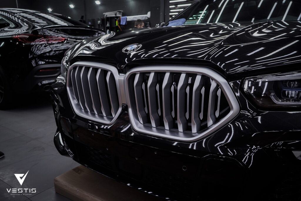 BMW X6 Полировка замена решетки керамика пленка20