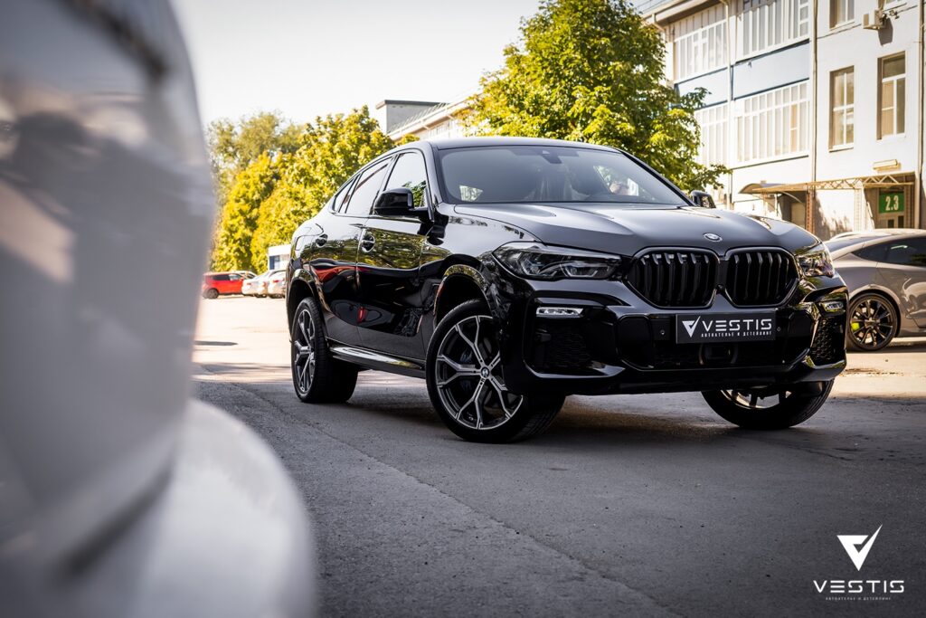 BMW X6 Полировка замена решетки керамика пленка5