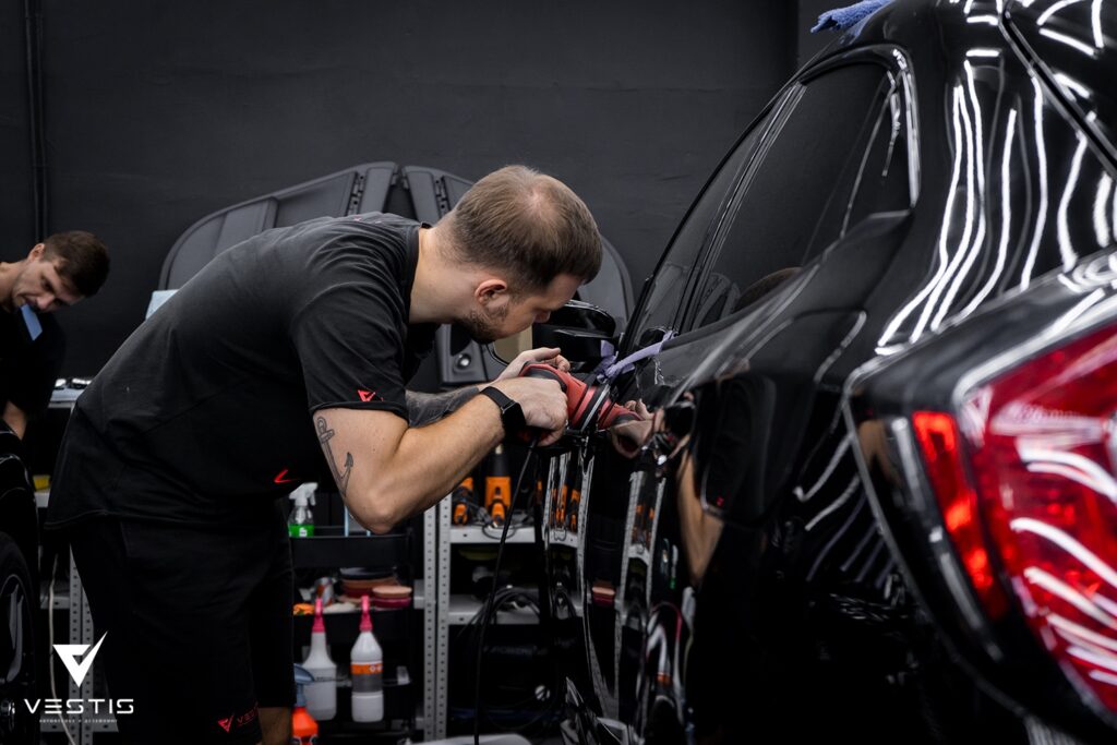 Honda Civic Перешив аквапринт реставрация дисков замена ремней шумоизоляция и полировка коврики керамика Graphen19