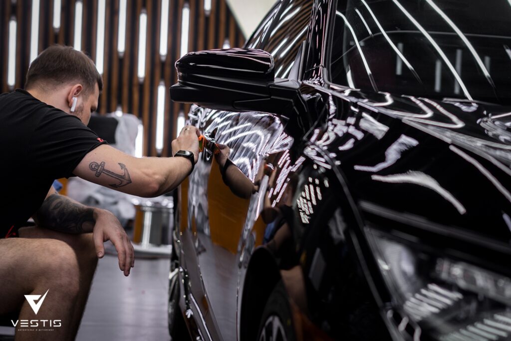 Honda Civic Перешив аквапринт реставрация дисков замена ремней шумоизоляция и полировка коврики керамика Graphen41