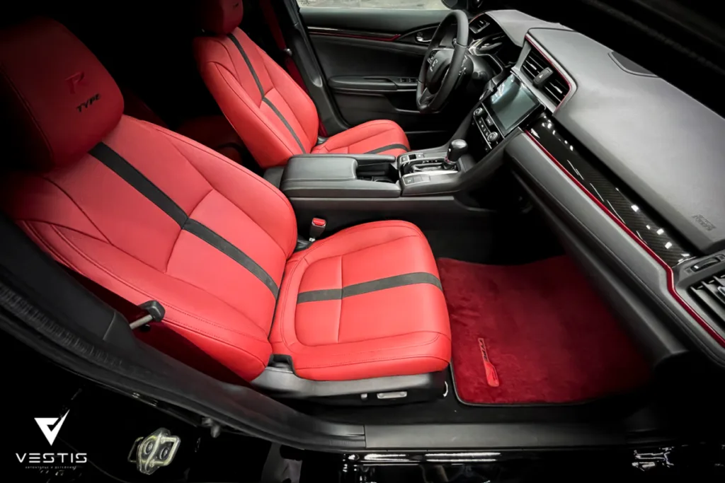 Перешив салона, коврики и еще 10 услуг для Honda Civic 1 Honda Civic - Перешив, аквапринт, реставрация дисков, замена ремней, шумоизоляция и полировка, коврики, керамика