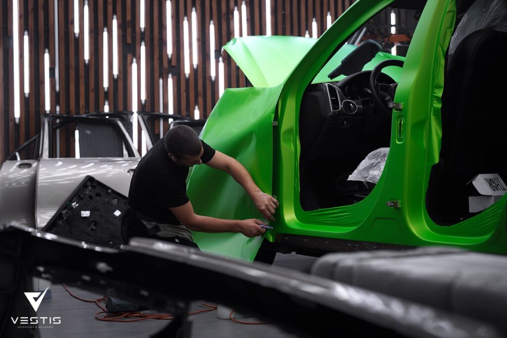 Porsche Cayenne Полная оклейка в винил13