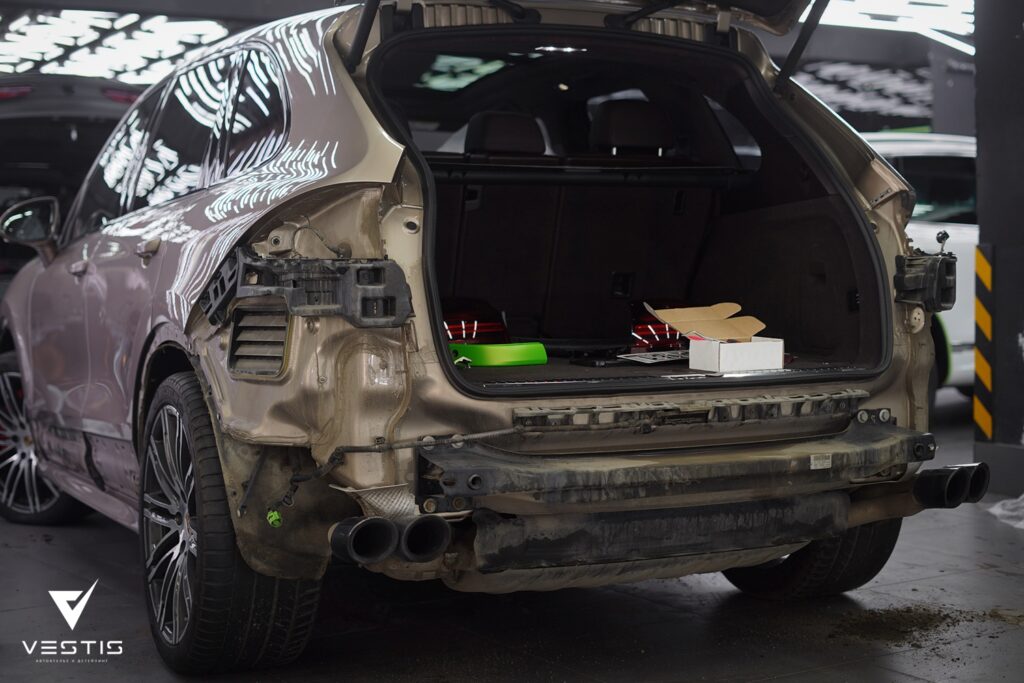 Porsche Cayenne Полная оклейка в винил16