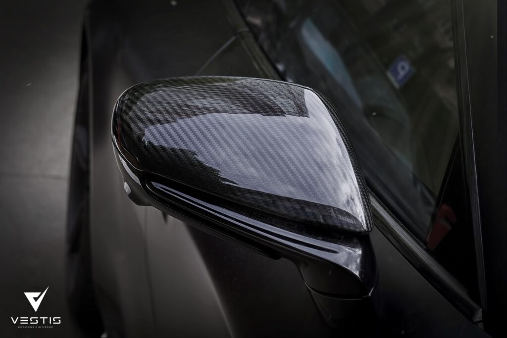 Карбон экстерьера и защита экрана на Porsche Taycan 7 Porsche Taycan Карбон и стекло2 1