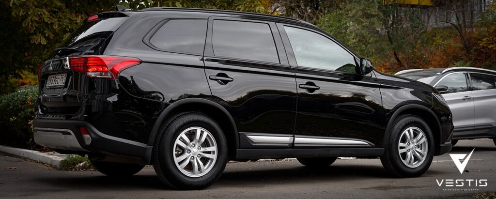 Mitsubishi Outlander Полировка ЛКП керамика Können Graphen и анитгравийная пленка1