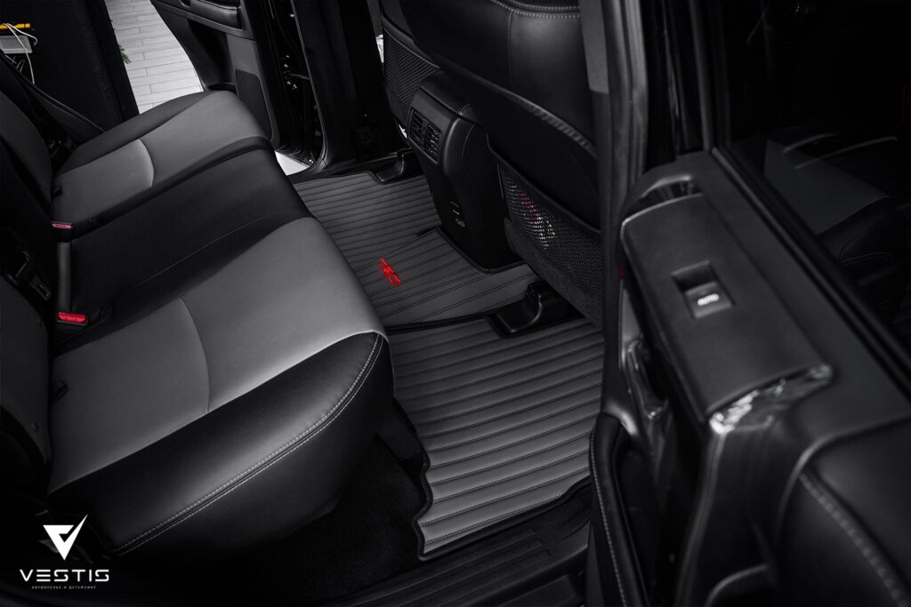 Оклейка матовой антигравийной пленкой Toyota 4Runner 30 Toyota 4Runner Матовая пленка шумоизоляция коврики перетяжка потолка11