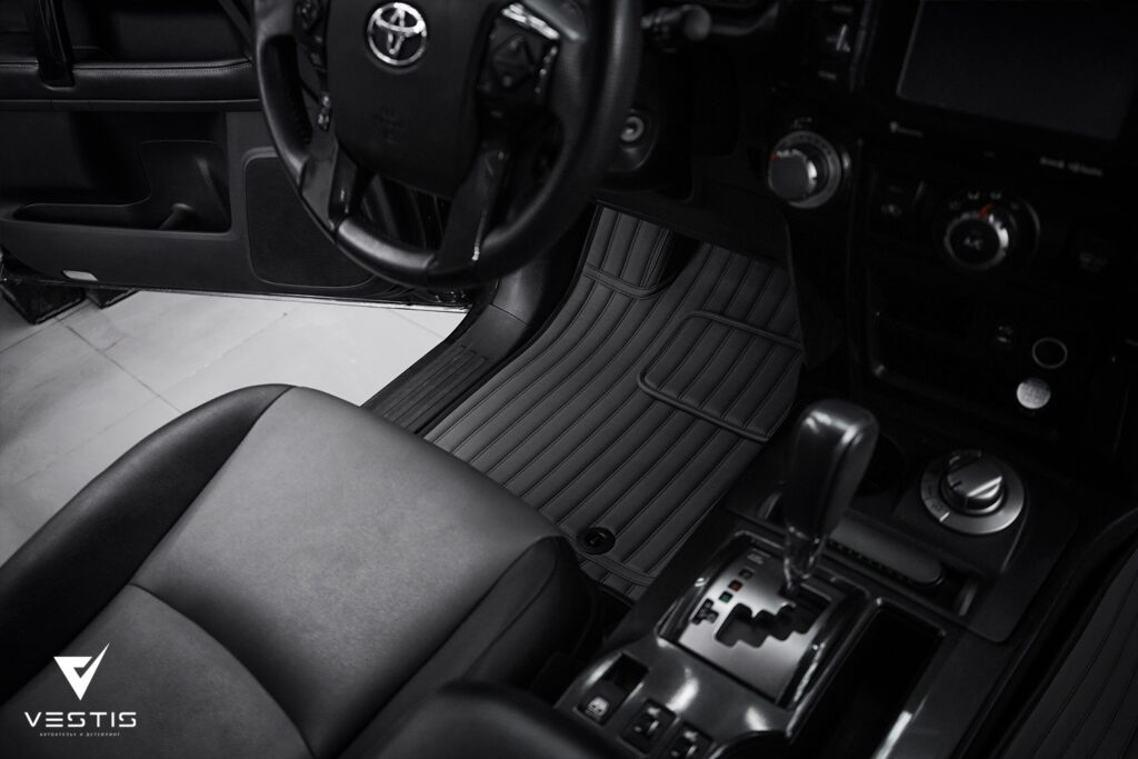 Оклейка матовой антигравийной пленкой Toyota 4Runner 29 Toyota 4Runner Матовая пленка шумоизоляция коврики перетяжка потолка18