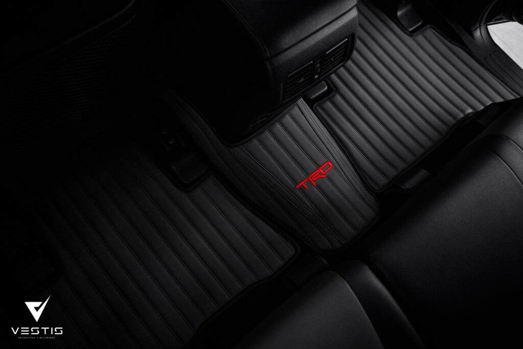 Оклейка матовой антигравийной пленкой Toyota 4Runner 32 Toyota 4Runner Матовая пленка шумоизоляция коврики перетяжка потолка7