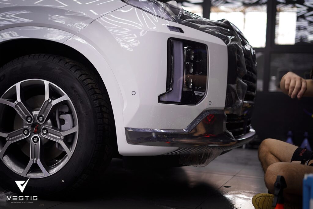 Шумоизоляция и защита пленкой Hyundai Palisade 3 Hyundai Palisade Пленка полировка шумоизоляция и керамика7