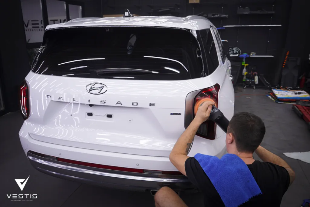 Шумоизоляция и защита пленкой Hyundai Palisade 2 Hyundai Palisade Пленка полировка шумоизоляция и керамика9 1200x800