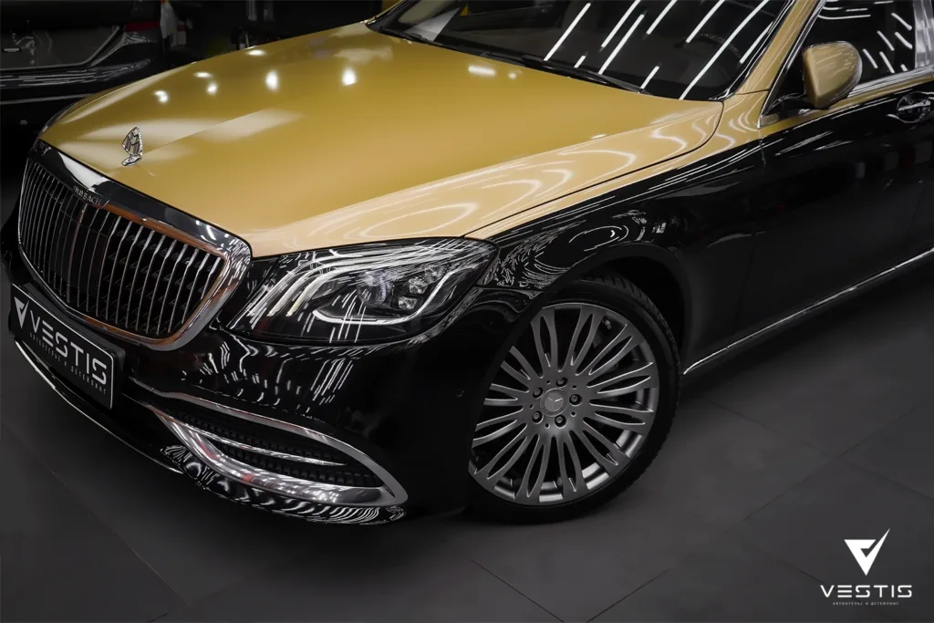 Стайлинг виниловой пленкой Mercedes Benz S Class Maybach 13 Mercedes Benz S Class Maybach Выдача1