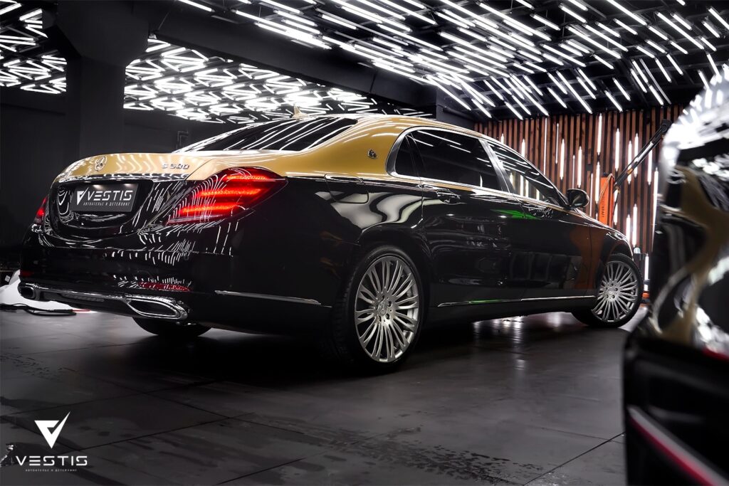 Стайлинг виниловой пленкой Mercedes Benz S Class Maybach 12 Mercedes Benz S Class Maybach Выдача4