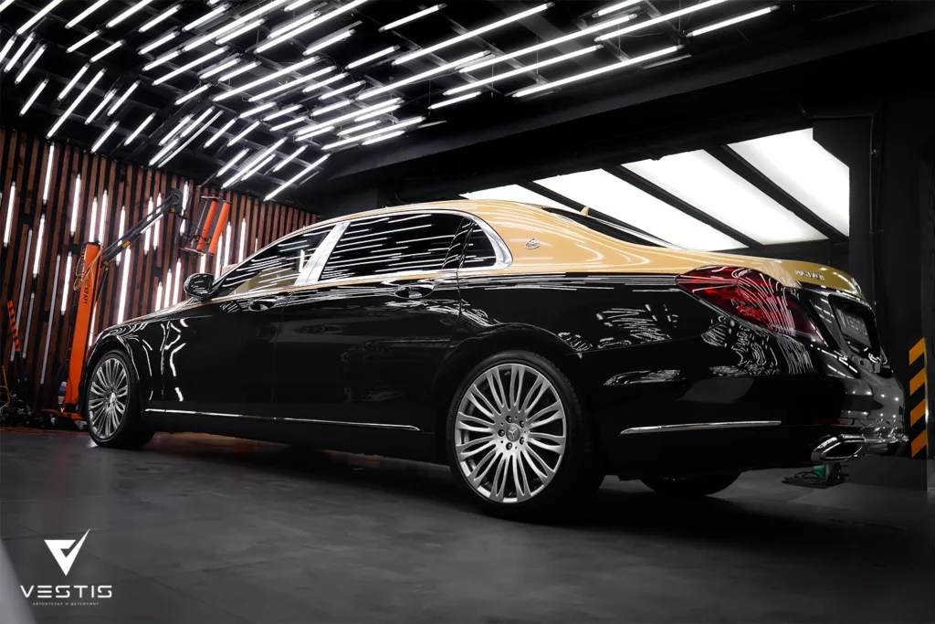 Стайлинг виниловой пленкой Mercedes Benz S Class Maybach 16 Mercedes Benz S Class Maybach Выдача7