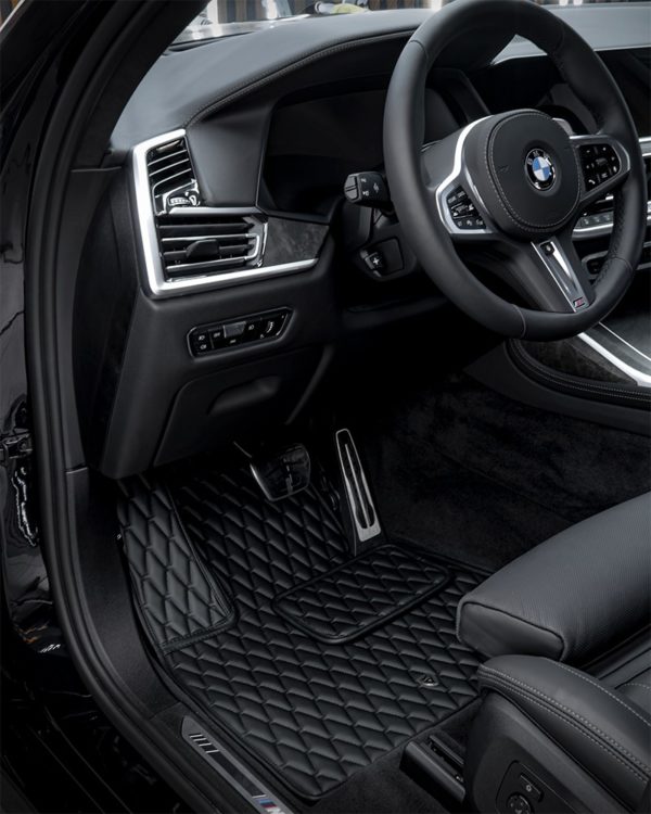 Коврики для BMW X7 G07 чёрные (в салоне, водительский)